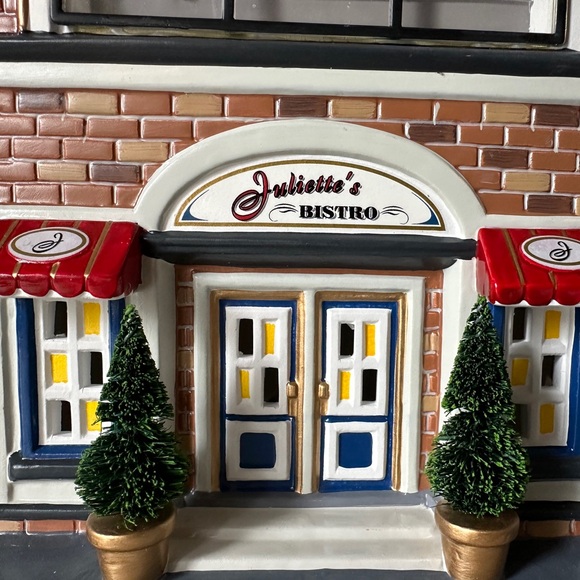 Dept 56 Snow Village JULIETTE'S SCHOOL OF FRENCH CUISINE New Retired Gift Set - Picture 7 of 14